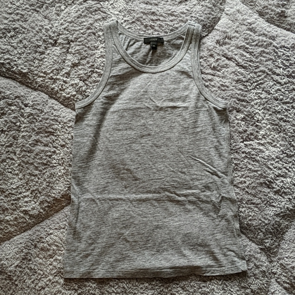JCrew gray tank